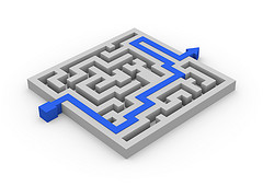 Maze Puzzle (Blender) by FutUndBeidl maze photo