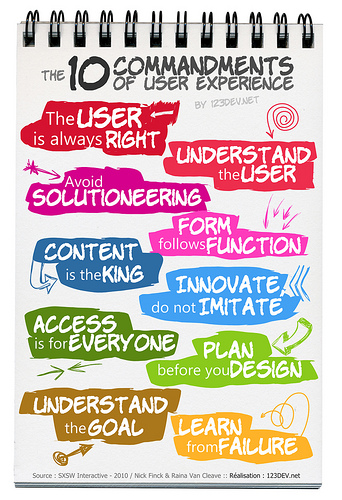 10 commandments of the user experience by mordefroid user experience photo
