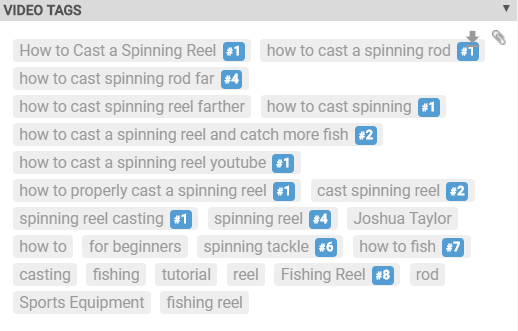 YouTube video SEO tags