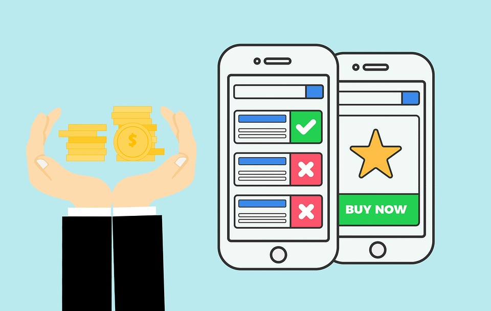 Social media marketing mobile product ads
